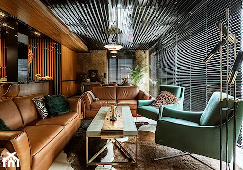 SESJA TORUŃ - Średni salon z jadalnią, styl nowoczesny - zdjęcie od FAMM DESIGN