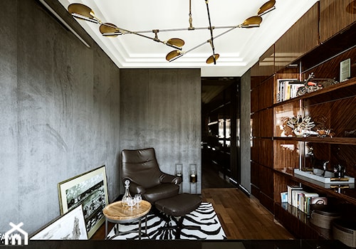 SESJA TORUŃ - Średnie szare biuro, styl glamour - zdjęcie od FAMM DESIGN