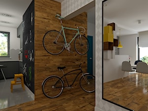 PROJEKT 3D mieszkania na warszawskim Wilanowie - Hol / przedpokój, styl nowoczesny - zdjęcie od Dizajnia art - studio projektowe