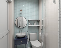 Zmysłowa elegancja apartament Mokotów - Mała łazienka, styl nowoczesny - zdjęcie od Dizajnia art - studio projektowe - Homebook