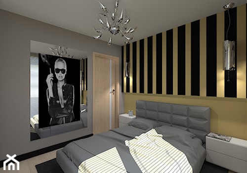 Sypialnia, styl nowoczesny - zdjęcie od Rogalska Design