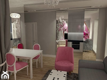 Aranżacje wnętrz - Salon: Mieszkanie_02 - Salon, styl glamour - JoKDesign. Przeglądaj, dodawaj i zapisuj najlepsze zdjęcia, pomysły i inspiracje designerskie. W bazie mamy już prawie milion fotografii!