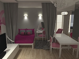 Mieszkanie_02 - Sypialnia, styl glamour - zdjęcie od JoKDesign