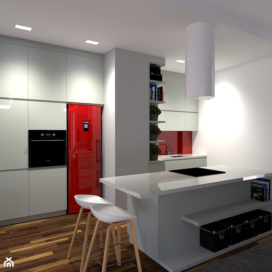 Mieszkanie_06 - Kuchnia, styl nowoczesny - zdjęcie od JoKDesign