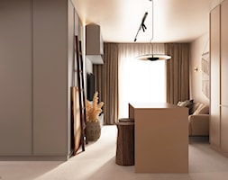 Mieszkanie w kolorystyce taupe + grey - Hol / przedpokój, styl minimalistyczny - zdjęcie od ELEMENTY - Homebook