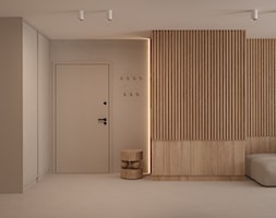 W klimacie japandi - Hol / przedpokój, styl minimalistyczny - zdjęcie od ELEMENTY - Homebook