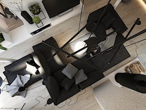 Poddasze - Salon, styl minimalistyczny - zdjęcie od ELEMENTY