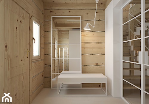 Dom drewniany - Hol / przedpokój, styl nowoczesny - zdjęcie od ELEMENTY