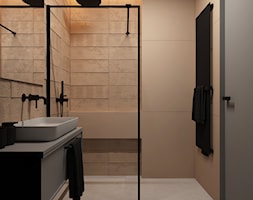 Mieszkanie w kolorystyce taupe + grey - Łazienka, styl minimalistyczny - zdjęcie od ELEMENTY - Homebook