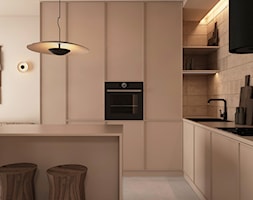 Mieszkanie w kolorystyce taupe + grey - Kuchnia, styl minimalistyczny - zdjęcie od ELEMENTY - Homebook