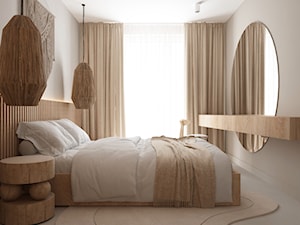W klimacie japandi - Sypialnia, styl minimalistyczny - zdjęcie od ELEMENTY