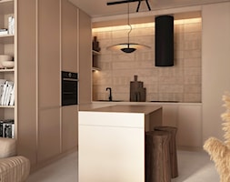 Mieszkanie w kolorystyce taupe + grey - Kuchnia, styl nowoczesny - zdjęcie od ELEMENTY - Homebook
