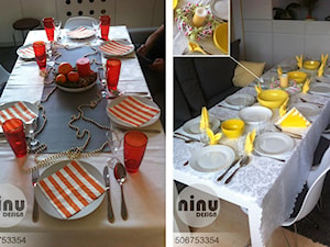 żółty salon (nakrycie stołu) - konkurs - zdjęcie od ninu design