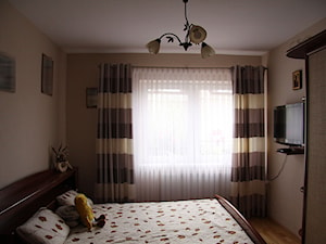 Kobieca sypialnia - Średnia beżowa sypialnia - zdjęcie od PX3 Pracownia Projektowa Prokopowicz