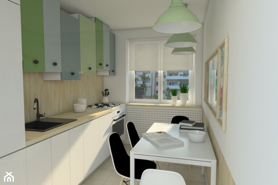 Mieszkanie w Opolu - Kuchnia, styl skandynawski - zdjęcie od PX3 Pracownia Projektowa Prokopowicz