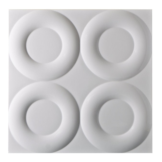 Panel dekoracyjny 3D (kolor biały matowy) - płyta MDF - zdjęcie od Meble Olikar - Homebook