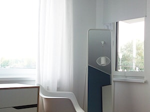 Mieszkanie pokazowe- Rotmanka - Sypialnia, styl skandynawski - zdjęcie od idea projekt