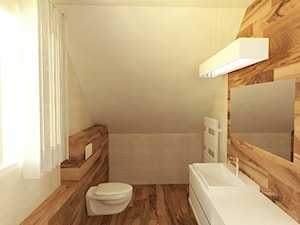 Koncepcja łazienki w drewnie - Łazienka, styl nowoczesny - zdjęcie od idea projekt