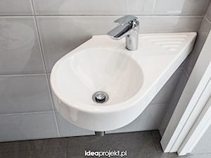 Toaleta dla gości - Łazienka, styl skandynawski - zdjęcie od idea projekt