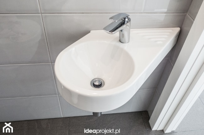 Toaleta dla gości - Łazienka, styl skandynawski - zdjęcie od idea projekt - Homebook