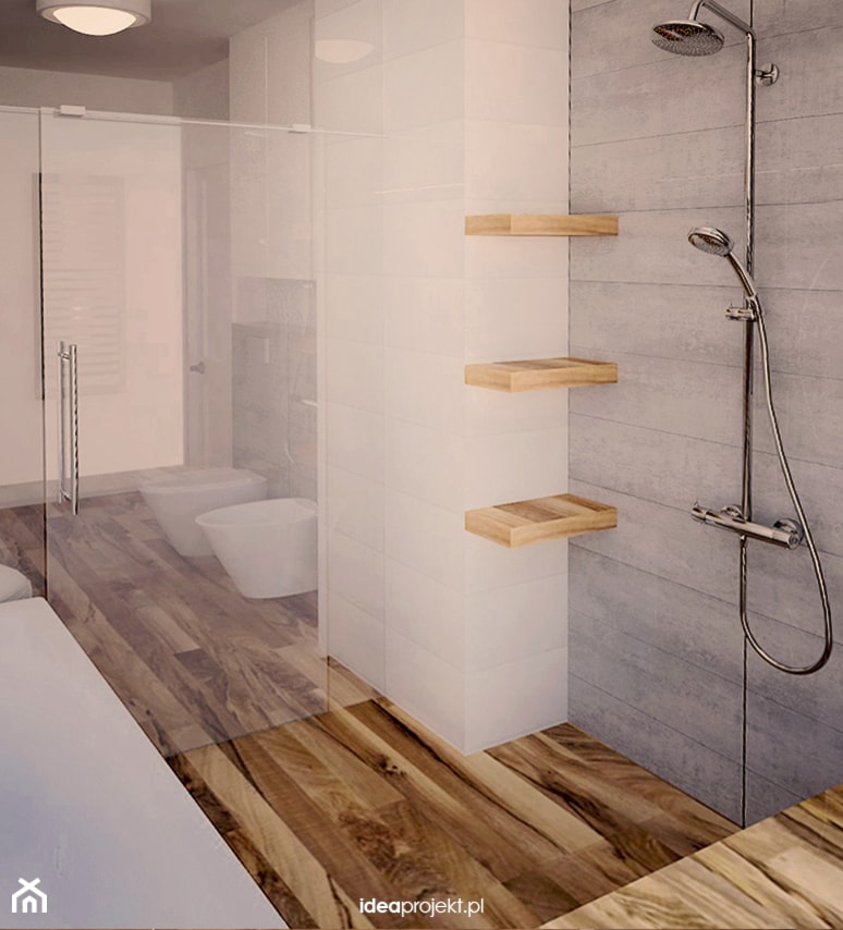 Koncepcja romantycznej łazienki - Średnia bez okna łazienka, styl glamour - zdjęcie od idea projekt
