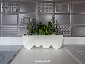 Duża kuchnia w domu jednorodzinnym - Kuchnia, styl skandynawski - zdjęcie od idea projekt