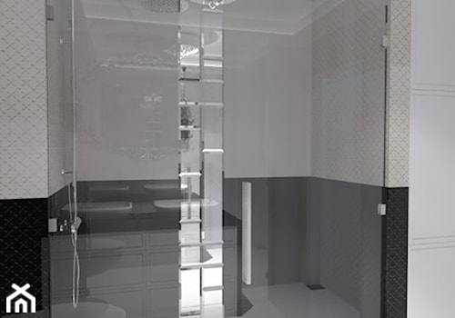 Koncepcja łazienki glamour - Łazienka, styl glamour - zdjęcie od idea projekt