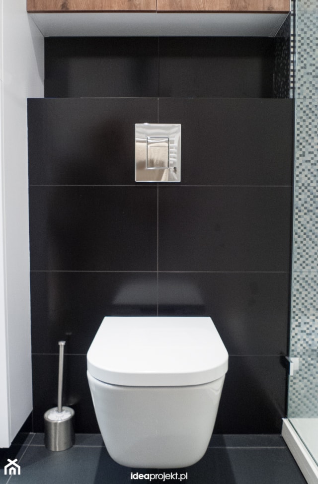 Męskie WC - Łazienka, styl nowoczesny - zdjęcie od idea projekt