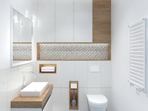 Kilka opcji na jedną toaletę - Łazienka, styl skandynawski - zdjęcie od idea projekt