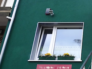 Fasada domu szeregowego w Gdańsku - Nowoczesne domy, styl nowoczesny - zdjęcie od idea projekt