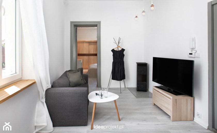 Mieszkanie na wynajem- Sopot - Mały salon, styl nowoczesny - zdjęcie od idea projekt