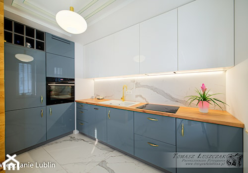 LUBLIN FLAT II - INTERIOR PHOTO SESSION - Kuchnia, styl nowoczesny - zdjęcie od Auraprojekt