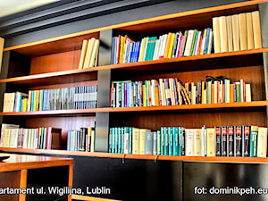 mieszkanie ul.Wigilijna Lublin - Małe żółte biuro, styl nowoczesny - zdjęcie od Auraprojekt