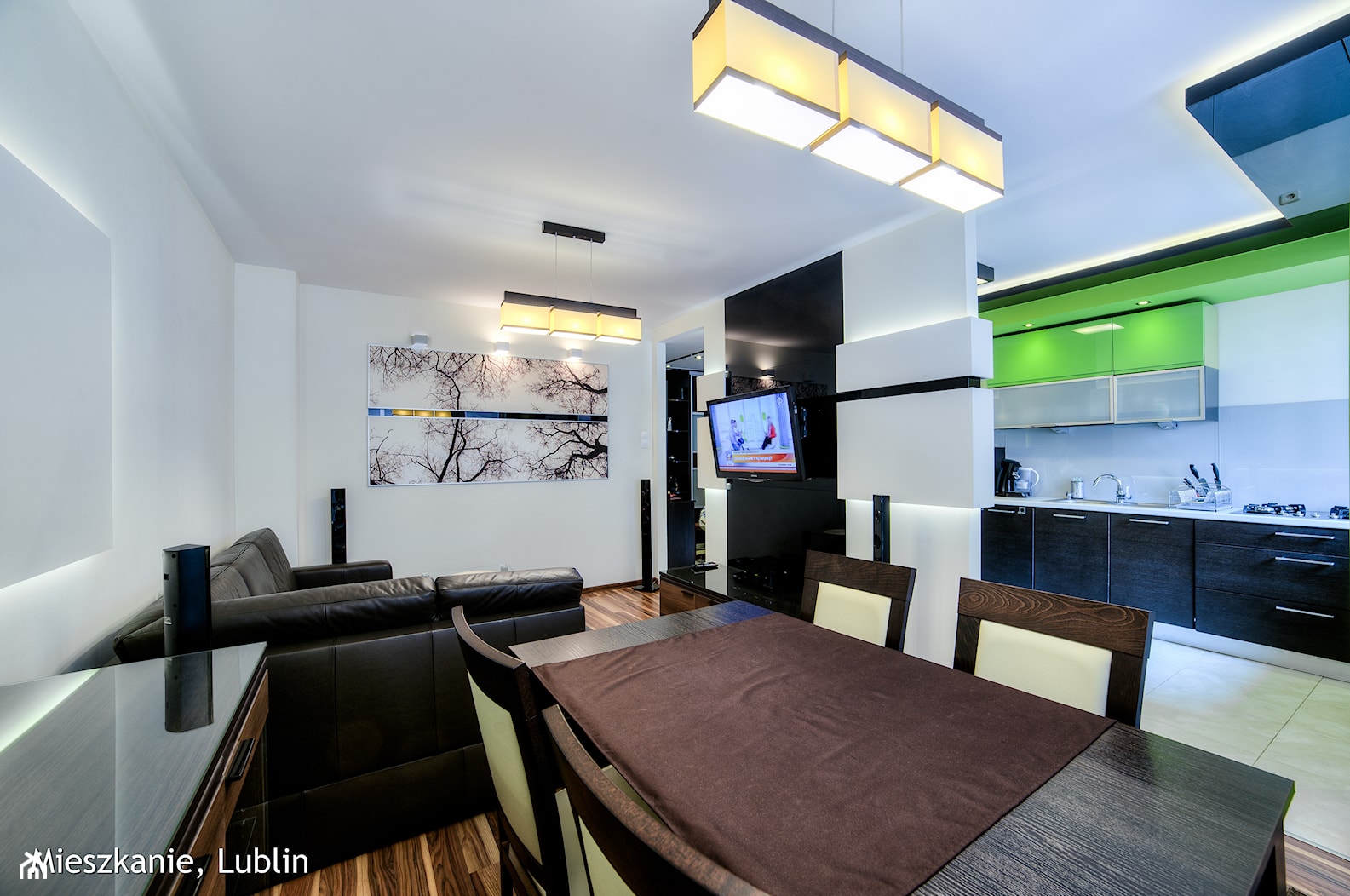 metamorfoza mieszkania 60m2 ul.agatowa lublin - Salon, styl nowoczesny - zdjęcie od Auraprojekt - Homebook