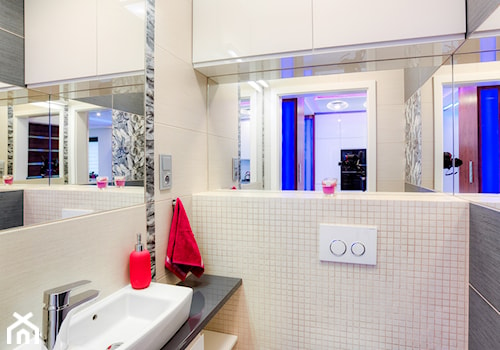 Dom jednorodzinny Lubartów - Mała łazienka, styl nowoczesny - zdjęcie od Auraprojekt