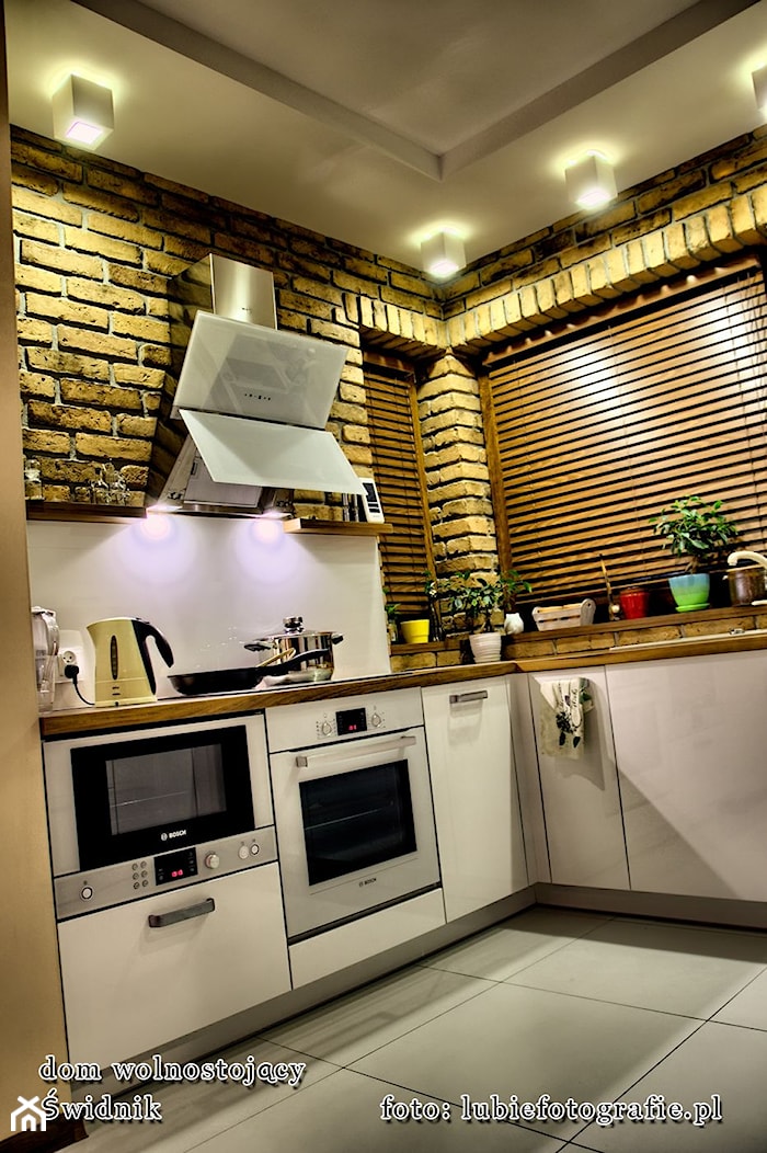 dom jednorodzinny Świdnik - Kuchnia, styl nowoczesny - zdjęcie od Auraprojekt - Homebook