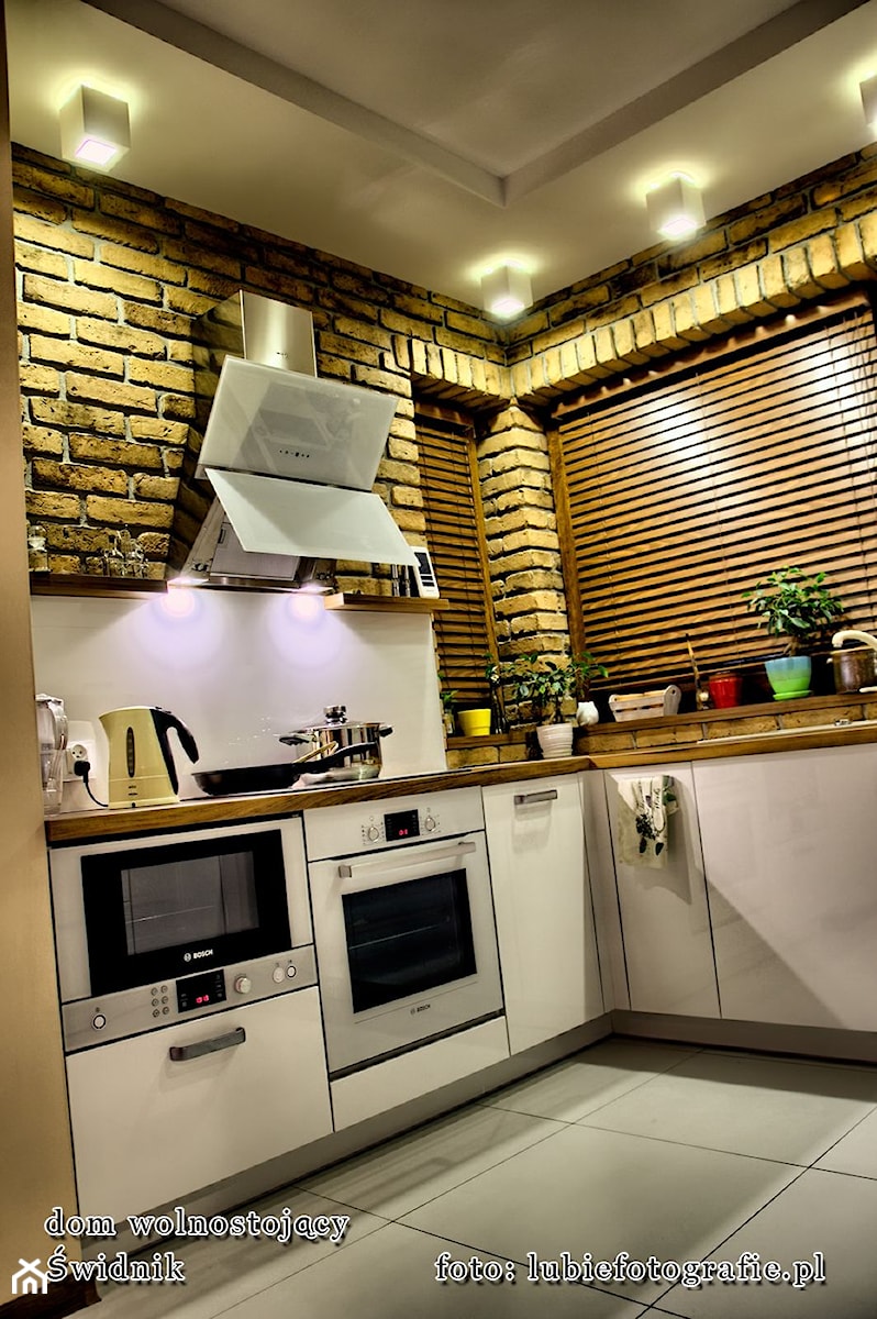 dom jednorodzinny Świdnik - Kuchnia, styl nowoczesny - zdjęcie od Auraprojekt