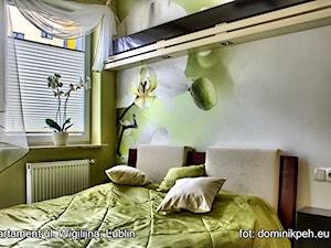 mieszkanie ul.Wigilijna Lublin - Sypialnia, styl nowoczesny - zdjęcie od Auraprojekt