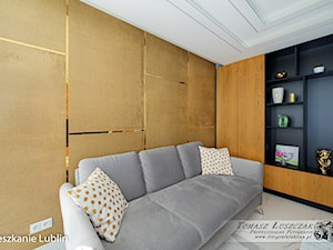 LUBLIN FLAT II - INTERIOR PHOTO SESSION - Salon, styl nowoczesny - zdjęcie od Auraprojekt