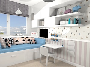 POZNAŃ | Mieszkanie 2+1 - Pokój dziecka, styl nowoczesny - zdjęcie od dekoratorka.pl