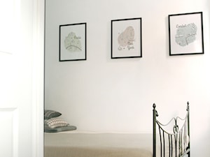 POZNAŃ | Mieszkanie do wynajęcia - Średnia biała sypialnia, styl skandynawski - zdjęcie od dekoratorka.pl