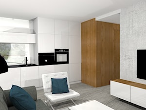 POZNAŃ | Mieszkanie 2+1 - Salon, styl nowoczesny - zdjęcie od dekoratorka.pl