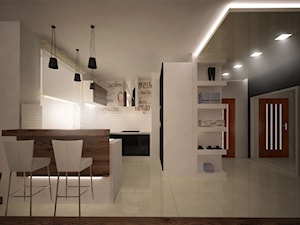 Nowoczesny apartament dla dwojga. - Kuchnia, styl nowoczesny - zdjęcie od 3ESDESIGN