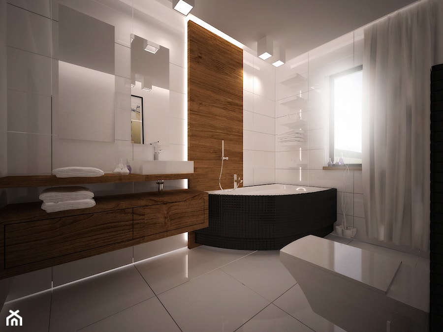 Nowoczesna łazienka - Łazienka, styl nowoczesny - zdjęcie od 3ESDESIGN
