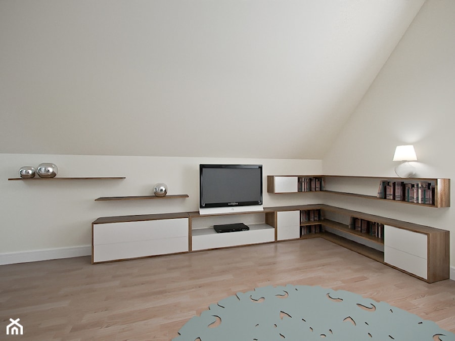 Projekt aranżacji wnętrz_ mieszkanie - Salon, styl skandynawski - zdjęcie od 3ESDESIGN