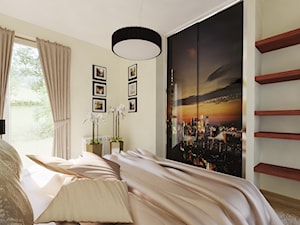 Projekt aranżacji sypialni - Sypialnia, styl nowoczesny - zdjęcie od 3ESDESIGN