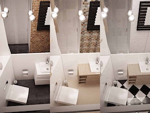 Projekt łazienki Kraków -jedna łazienka w trzech odsłonach