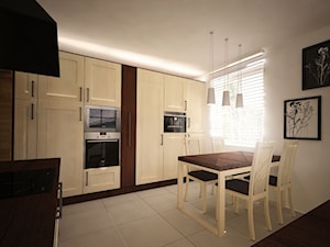 Projekt wnętrz domu jednorodzinnego - Kuchnia, styl nowoczesny - zdjęcie od 3ESDESIGN
