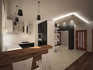 Nowoczesny apartament dla dwojga. - Kuchnia, styl nowoczesny - zdjęcie od 3ESDESIGN