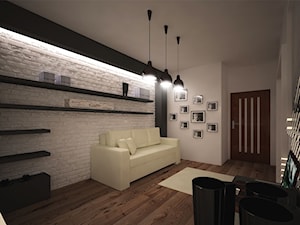 Nowoczesny apartament dla dwojga. - Biuro, styl nowoczesny - zdjęcie od 3ESDESIGN